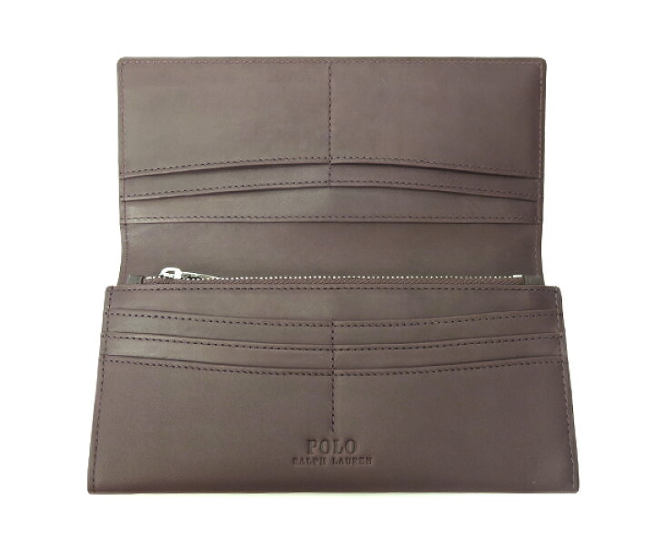 楽天市場】ラルフローレン 財布 メンズ オイルスムースレザー かぶせ長  