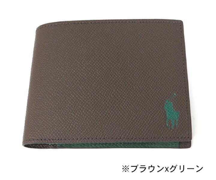 楽天市場】ラルフローレン 財布 メンズ コントラストレザーWith カラー 