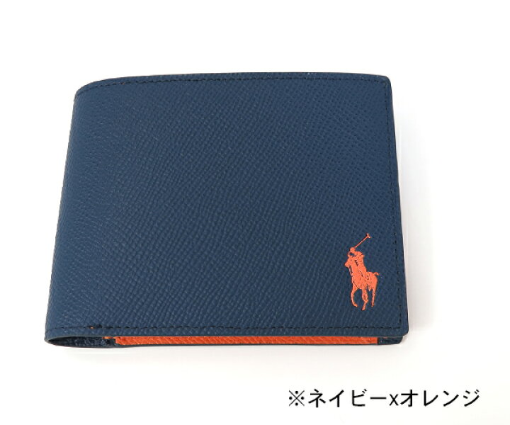楽天市場】ラルフローレン 財布 メンズ コントラストレザーWith カラー 