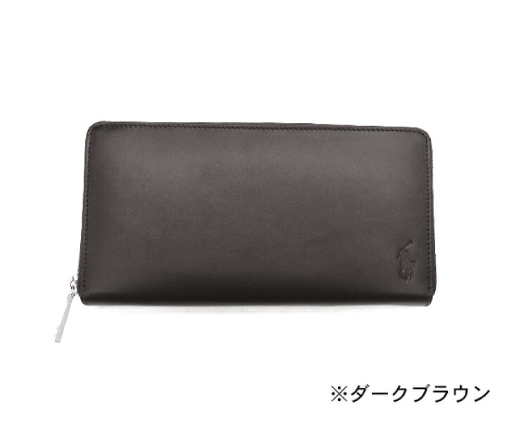 楽天市場】ラルフローレン メンズ カーフレザー ラウンド長財布（P-225  