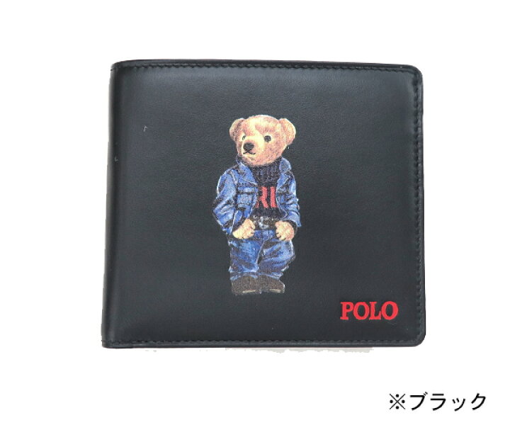 楽天市場】ラルフローレン 財布 メンズ POLOベア 2つ折財布(PB211 