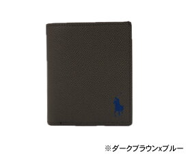 ラルフローレン メンズ NEWコントラストレザー 2つ折り財布 NCP529(Polo Ralph Lauren)【ウオレット 財布 メンズ 通勤 男性 男子 彼氏 小物 誕生日 記念日 入学祝 卒業祝 御祝 入社祝 新生活 新社会人 就職祝 ギフト】 プレゼント ギフト