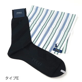 ★★ラルフローレンソックス&ハンカチセット#2(PoloRalphLauren)【ポロメンズ靴下タオル紳士ギフト内祝いお返し返礼品新生活】★☆【あす楽】