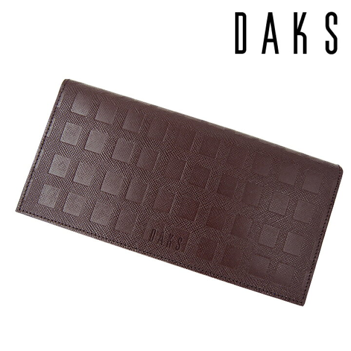 楽天市場】ダックス(DAKS) チェッカーエンボス(スクエア型押し)長財布 