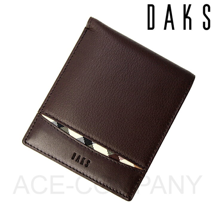 楽天市場】***ダックス(DAKS) ハウスチェックポイント 2つ折り財布 