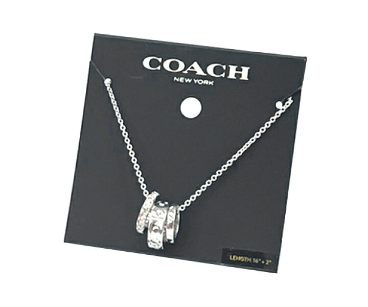 楽天市場】COACH コーチ シグネチャーロンデルネックレス [CI902 