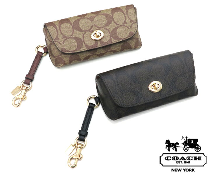 楽天市場】☆コーチ(COACH)サングラスケース シグネチャー キャンバス 