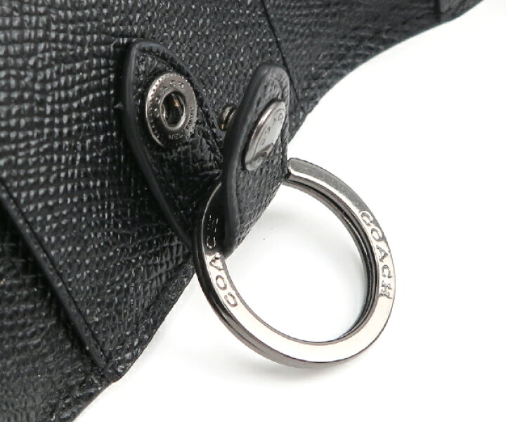 楽天市場】☆コーチ(COACH) クロスグレインレザー キーケース (F73992  