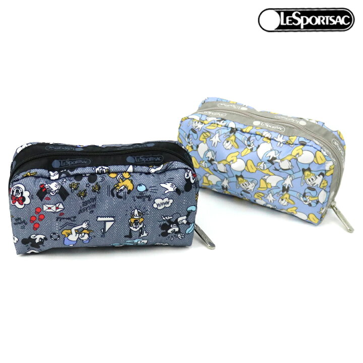 楽天市場 期間限定価格 Lesportsac Disney ディズニー Rectangular Conmetic ドナルド ミッキー コスメポーチ ドナルド ミッキー 化粧ポーチ レスポートサック レスポ レディース あす楽 クリスマスプレゼント クリスマスラッピング Ace Web