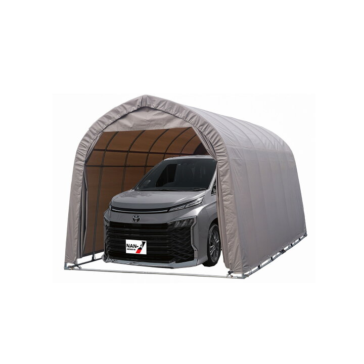楽天市場】〈南栄工業）パイプ車庫WP778 AG SOR 入口サイドオープン式 