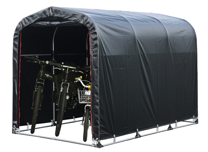 楽天市場】（南栄工業）サイクルハウス 3台用BK【個人宅への配達になり 