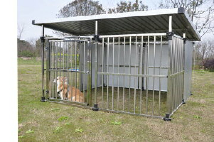 楽天市場】【激安商品】ドッグハウス ステンレス製マルチ犬舎 DFS-M2 