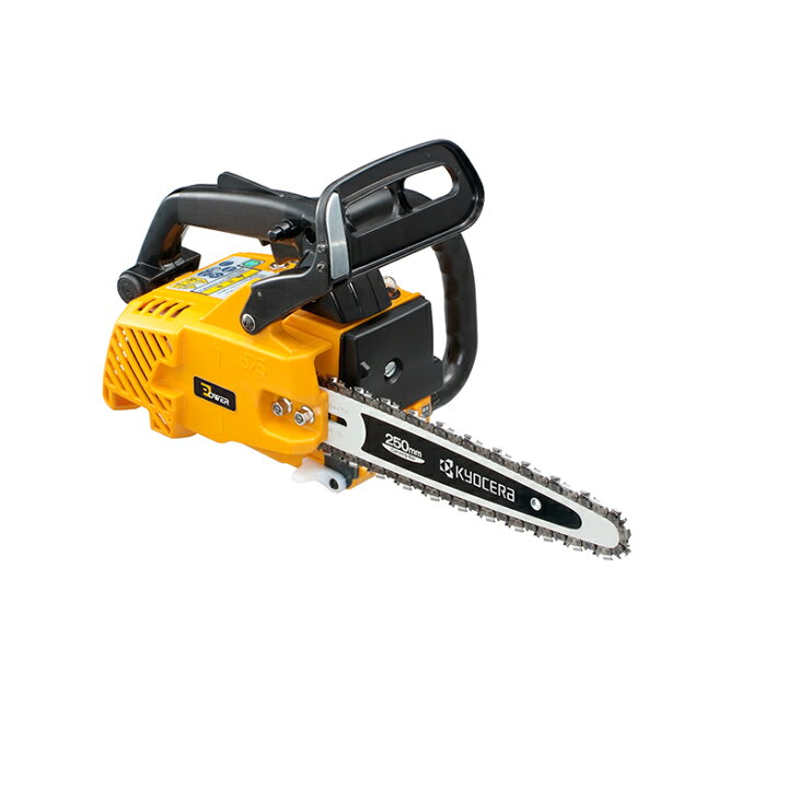楽天市場】京セラ リョービ RYOBI エンジンチェーンソー250mm ES-3025V 