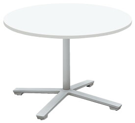 コクヨ 品番MT-VE9LP81MAW-E 会議テーブル　ビエナ　固定円形天板　ロータイプ塗装脚 W900xD900xH550