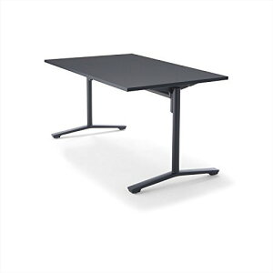 �y�g�������z �R�N�� �~�[�e�B���O�e�[�u�� DAYS OFFICE flip top XY-TFT158FE6AMCB ��150×���s80cm �V�O���C���h�u���b�N/�r�u���b�N