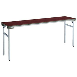 【組立無料】 コクヨ ミーティングテーブル KT-140シリーズ KT-140P1FN 棚無し 脚折りたたみ式 奥行45cm ローズウッド