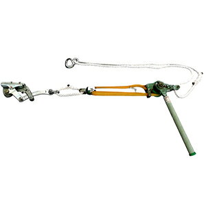 ●永木精機(NAGAKI) ベルト式ハルー張線器 活線用 N-1 4型 10kN用(1ton用) カバー付 N−1