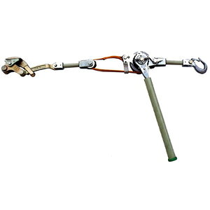 ●永木精機(NAGAKI) ベルト式ハルー張線器 活線用 N-4 4型 10kN用(1ton用) カバー付 N−4