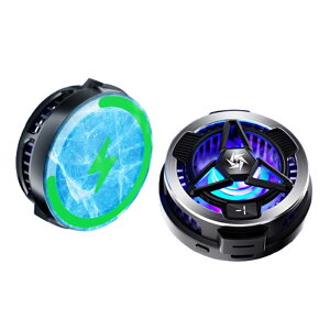 スマホクーラー magsafe対応 15W ワイヤレス充電 冷却ファン 強力 マグネット 磁石 冷却クーラー iPhone 発熱対策 USB給電式 静音 LEDライト スマホ冷却ファン ペルチェ素子 急速冷却 iPhone(5.5-7.5イ