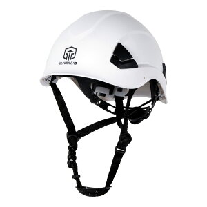 工事用ヘルメット ミドリ安全 ABS樹脂 作業用 安全ヘルメット かっこいい 通気孔付き 男女兼用サイズ 頭囲53〜64cm W1000 飛来&落下物用 (白い)
