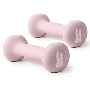 ダンベル 3kg 2個セット3キロ かわいい 鉄アレイ 重り 自宅 筋トレグッズ エクササイズ トレーニング 健康器具 女性プレゼント ピンク