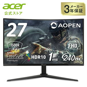 AOPEN Q[~Oj^[ 27C` p VA tHD  240Hz 1ms AMD FreeSync Premium HDR10 HDMI 2.0 DisplayPort 1.4 Xs[J[EwbhtH[q 27C` 27HC5X2bmiiphx acer GCT[