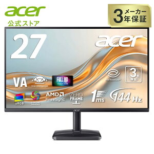 Acer ���j�^�[ 27�C���` VA �t��HD 144Hz 1ms(VRB) ����� �`���g���� VESA 100×100�Ή� HDMI 1.4 �~�jD-Sub 15�s�� 3�N�ۏ�(�p�l����1�N) EK271P0bi