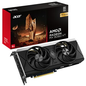 Acer Nitro Radeon RX 9060 XT OC  16GB 3.3GHz u[XgNbN PCI Express 5.0 x16 DisplayPort 2.1 x2 HDMI 2.1a x1 FrostBlade 4.0 t@×2 AN-RX9060XT-16G-OCC