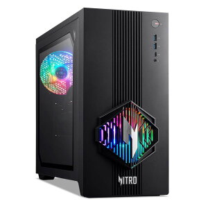 Acer �Q�[�~���O�f�X�N�g�b�v Nitro 30 Windows 11 Home AMD Ryzen 7 8700F Radeon RX 9070 XT 32GB�������[ 1TB SSD RGB���C�e�B���O 120mm��p�t�@�� 2�� CPU�t�@�� 1�� �K���X�T�C�h�p�l�� WiFi 7 Bluetooth 5.4 N30-100-F73Z97X