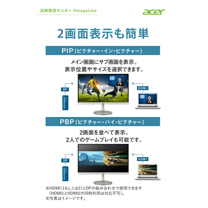 楽天市場】4K対応のフレームレスモデル！】モニター PCディスプレイ 