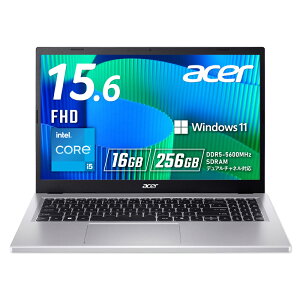 Acer m[gp\R Extensa 15 Core i5 13 16GB[ 256GB SSD 15.6C` tHD 16:9 1.78Kg 9.5ԋ쓮 WebJ Xs[J[E}CN WiFi 6 Bluetooth 5.2 {L[{[h CopilotL[ MIL-STD 810H 