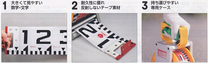 楽天市場】ハイビスカス 紅白ロッド 120mm幅ケース付 50m HK12-50L 