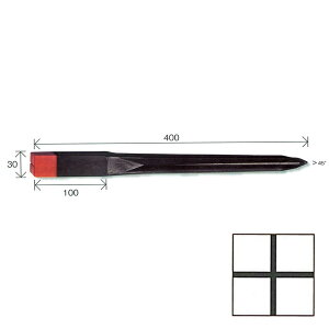 ���v�� �f���^�~�j40 �v���X�`�b�N���E�Y�i50�{�j �ԃL���b�v �S�\�� 30×30×400mm�y����/�y�n�Ɖ�����/�v���X�`�b�N���E�Y/�n�В���/�n�C�v���Y/���E�Y�z