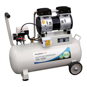 PAOCK �p�I�b�N �I�C�����X�É��R���v���b�T SOL-1030 �ō�����0.8MPa �ċN������0.5MPa �^���N�e��30L