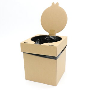 HIRO 折りたたみ式非常用トイレ HDL-5185 災害用 コンパクト収納 10個まとめ買いセット