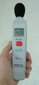 MK Scientific デジタル騒音計 CENTER328 測定範囲は32〜130dB 超小型ハンディタイプ エムケー・サイエンティフィック