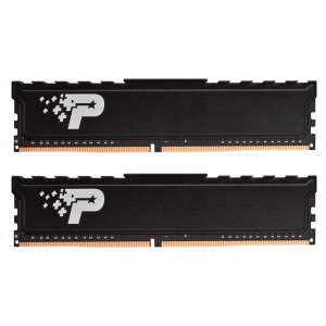 Patriot Memory Signature Premium Line Series DDR4 3200MHz PC4-25600 16GB�L�b�g (2 x 8GB) �f�X�N�g�b�v�p������ �q�[�g�V���N�t PSP416G3200KH1