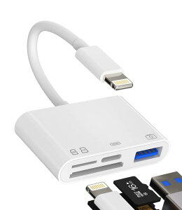 JSDJ[h[_[ iPhoneΉ LightningIXUSBX OTGA_v^[ Micro TFd[dXvb^[ [dRlN^[ Apple iPad 12 11 xs xr xJp