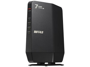 BUFFALO Wi-Fi 7(11be)�Ή��f���A���o���hWi-Fi���[�^�[ 5764+688Mbps AirStation WSR6500BE6P-BK [�u���b�N]