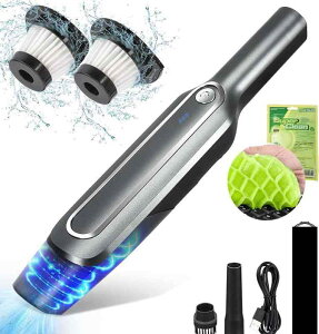 ハンディクリーナー 掃除機 車用掃除機 11000pa 充電式 コードレス 軽量 低騒音 30分間連続稼働 乾湿両用クリーナー 強力吸引 軽さ 収納付 スライム型クリーナー付き 車内掃除 キーボード掃除