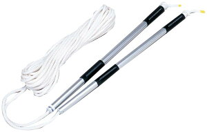 TOEI LIGHT(トーエイライト) ナワトビST 団体用なわとび まわしやすいアルミグリップ 収納ケース付