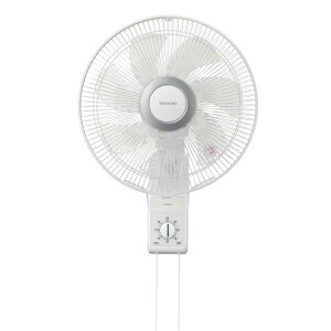 東芝 壁掛け扇風機 TF-30HK27 W ひも式 7枚羽根 風量3段階 ホコリ防止加工羽根