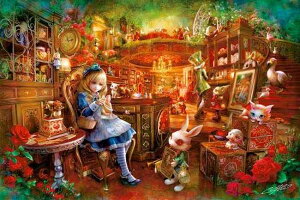 1000-869 SHU アリスコレクション 1000ピース(75×50cm) ジグソーパズル 日本製 アップルワン(APPLEONE) 不思議の国のアリス