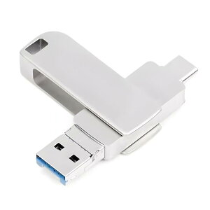 USB������ 256GB 4in1 USB3.0�Ή� iPhone Android �^�u���b�g PC �O�t�� �t���b�V�������� �X�}�z Type-C Lightning USB micro ���^ �|�[�^�u��