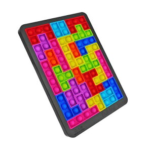 Remarks Japan プッシュポップ バブル パズル ブロック テトリス おもちゃ カラフル スクイーズ 子ども 大人