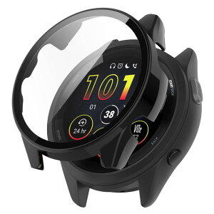 YAODLE GARMIN Forerunner 165 �J�o�[ PC�f�� (�K�[�~��) GARMIN Forerunner 165 �J�o�[�J�o�[ �K���X�t�B������̌^ �S�ʕی� ��d�\�� �h�o ���{���Ɏq�� �L�Y�h�~ �y��(�u���b�N)