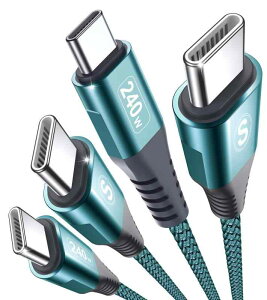 PD3.1 240W USB CP[u y2{Zbgz}[d USB Type C P[u ϋviC MacBook ProAiPad miniAMatebookAiPad ProAXperiaAGalaxyType C@Ή