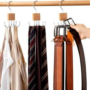 �x���g�n���K�[ 3�{�g �x���g���[ �ؐ� �l�N�^�C�n���K�[ �l�N�^�C�|�� ���@�\ ��]�� ���� �܂��� �ȃX�y�[�X 6�{�|�� 360�x��] ���[ �L�b�`��/����/���ʏ�/�I�t�B�X/�N���[�[�b�g�p �i