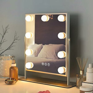 FENCHILIN ���D�~���[ �� ��� �n���E�b�h�~���[ ���~���[ ���ϋ� �~���[ ���C�g�t�� 9���P�xLED�d�� �O�F�Ɩ����[�h ���邳���i�K���� 360�x��]�\ 10�{�g�勾�t��