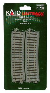 KATO HO�Q�[�W �Ȑ����H R867-10° 2�{�� 2-290 �S���͌^�p�i